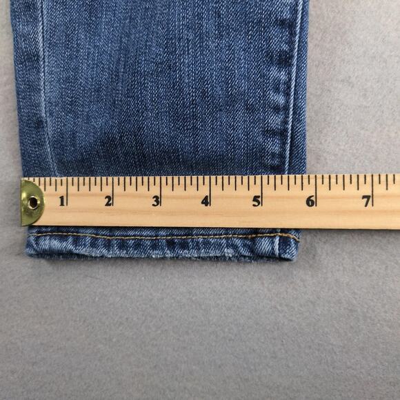 Abercrombie & Fitch Destroyed Jeans Women's 8R 34x28" Tapered Distressed Ankle - Picture 10 of 10